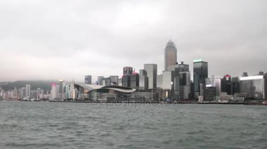 Hong Kong. Victoria Limanı. Star Feribot görünümünden