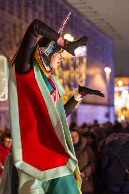 Mutlu yeni yıl 2018 yılında Moskova