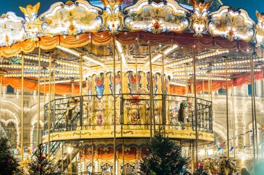 Mutlu yeni yıl 2018 yılında Moskova