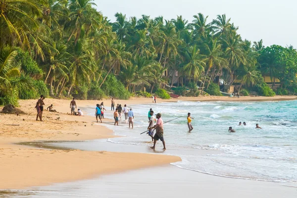 Playa Bentota. Sri Lanka — Foto de Stock