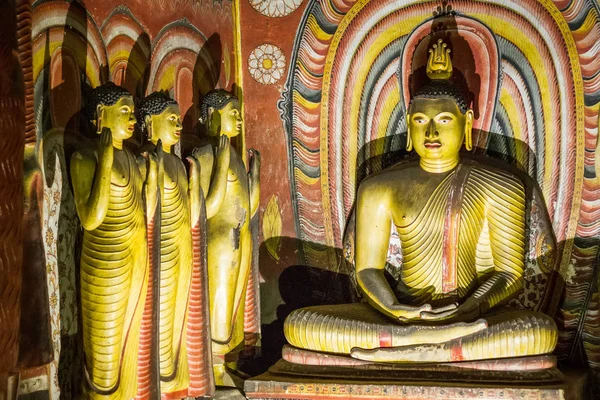 Grottemplet i Dambulla, Sri Lanka — Stockfoto