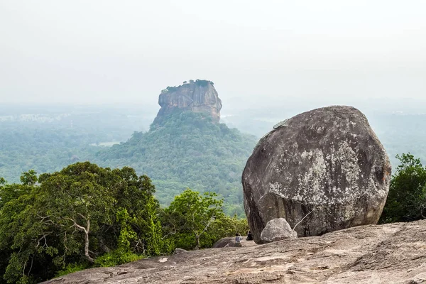 Sigiriya (Lion Rock), Sri Lanka. View from Pidurangala Rock