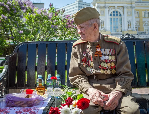 A győzelem napja május 9, 2018-ban, moszkvai veteránok — Stock Fotó