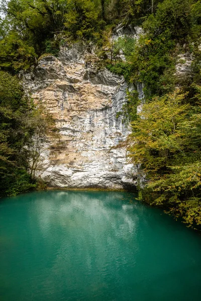 Lago Azul, Parque Nacional Ritsa, Abjasia — Foto de Stock