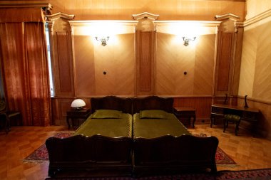 Stalin ve Khrushchev 'in Dacha' sı içeride. Ritsa Ulusal Parkı, Abh