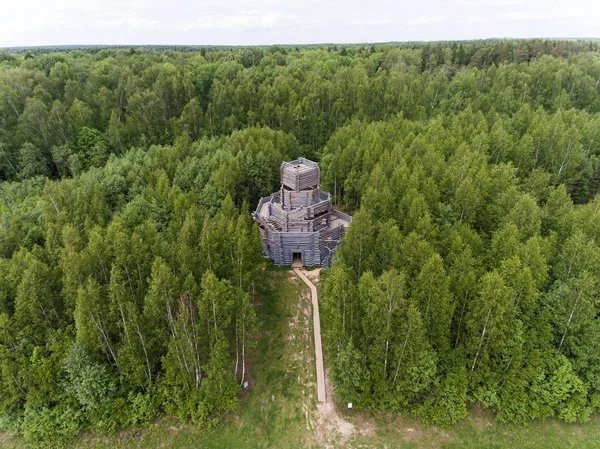 Art-objekt i Kaluga region, Ryssland. Antenn — Stockfoto