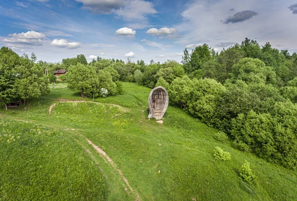 Sanat nesnesinde Kaluga region, Rusya Federasyonu. Hava — Stok fotoğraf