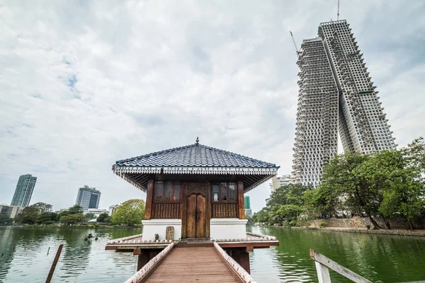 Colombo, sri lanka. Innenstadt. Gangaramaya-Park — Stockfoto