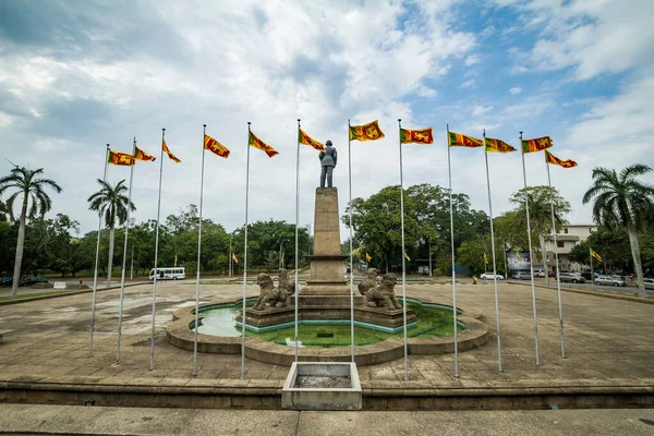 Colombo, Sri Lanka. Independence Meydanı ve D.S. Senanayake Durumu