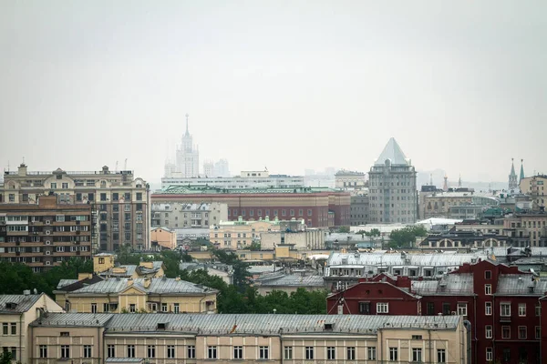 Moscow Russia City View Roof — Stock Photo, Image