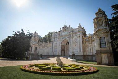 İstanbul, Türkiye. Dolmabahce Sultan 'ın sarayı.