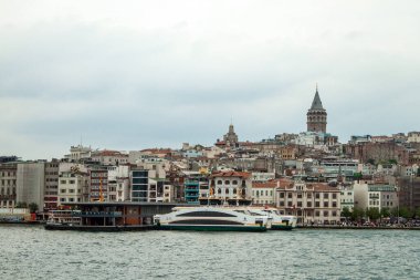 İstanbul, Türkiye. Şehir su taşımacılığı