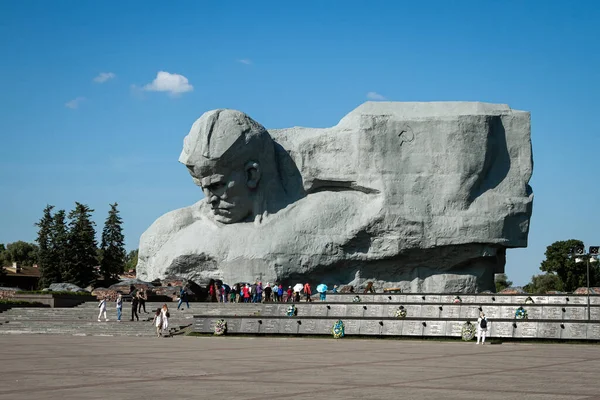 Brest Fortress Main Monument Courage Brest Belarus Monument Dedicated Defenders — Stock Photo, Image