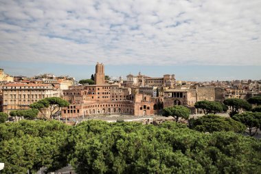 İtalya 'daki antik Trajan pazarı