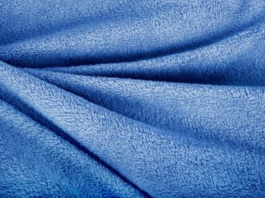 Klasik mavi kürk dokusunun dalga arkaplanı.