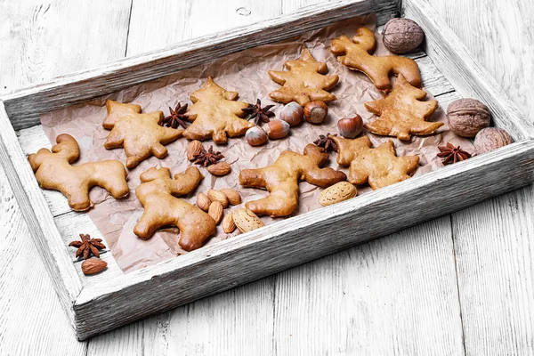 Navidad galletas caseras —  Fotos de Stock