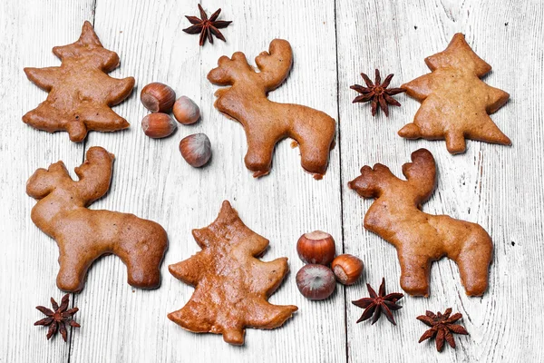 Navidad galletas caseras — Foto de Stock