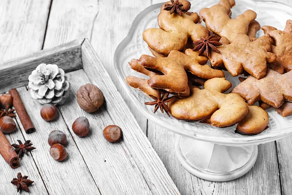 Florero con galletas de Navidad — Foto de Stock