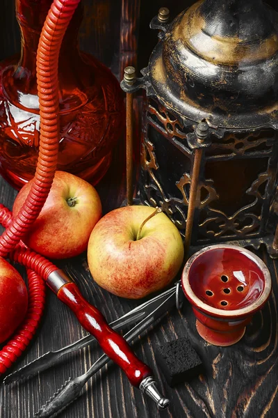 Shisha e maçã — Fotografia de Stock