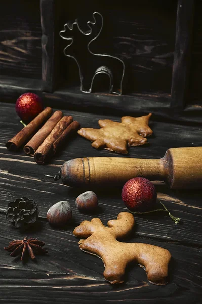Galletas caseras para Navidad — Foto de Stock
