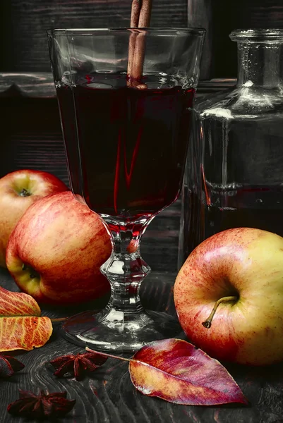 Koktajl sangria z apple — Zdjęcie stockowe