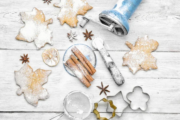 Pasteles caseros para Navidad — Foto de Stock