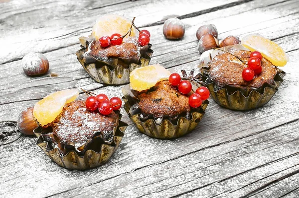 Kerst cupcake dessert — Stockfoto
