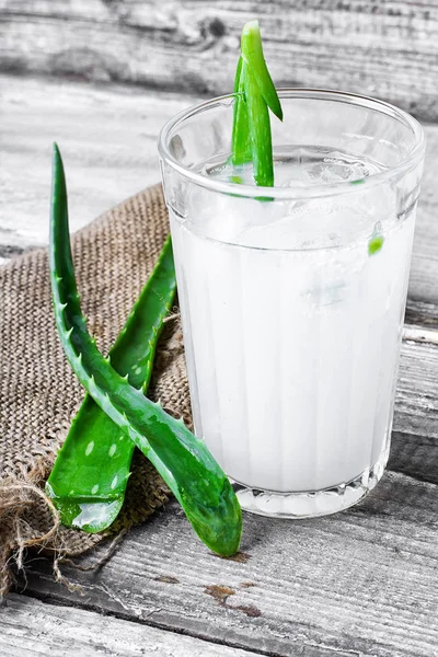 Healing drink with aloe