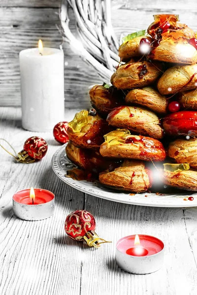 Weihnachtskroketten-Kuchen — Stockfoto