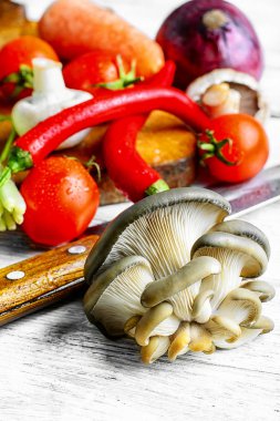 Set farklı çiğ sebze