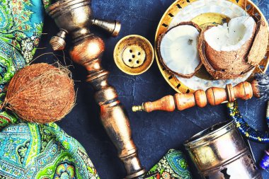 Şık nargile Hindistan cevizi lezzet