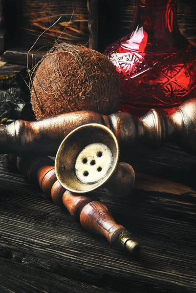 Hookah with coconut taste — Stock Photo, Image