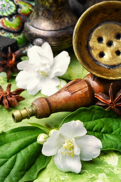 Hookah with flavor of Jasmine — Stock Photo, Image