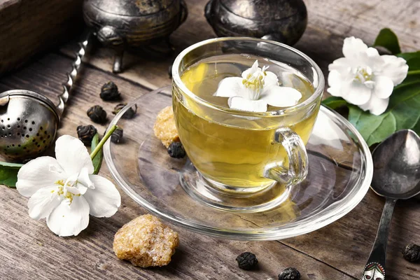中国の緑茶とジャスミン — ストック写真