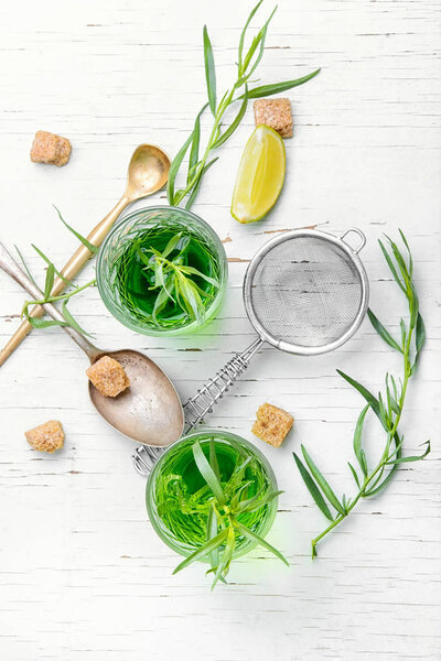 Summer drink tarragon