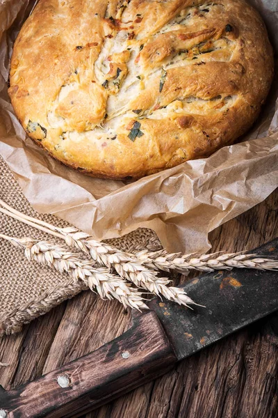 Duftendes gebackenes Brot — Stockfoto