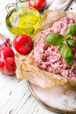 taze et kıyılmış sığır eti