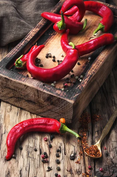 Especia oriental picante pimiento rojo —  Fotos de Stock