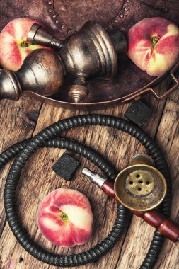 Shisha nargile şeftali ile