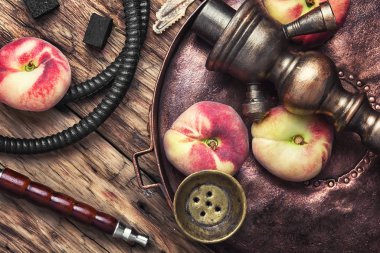 Shisha nargile şeftali ile