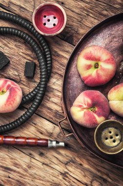 Shisha nargile şeftali ile