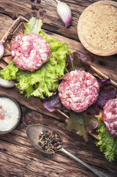 Carne de vacuno picada — Foto de Stock