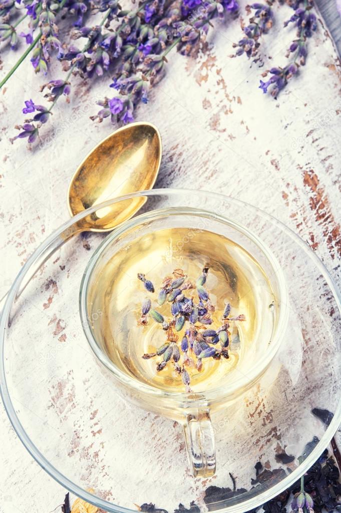 Herbal tea with lavender