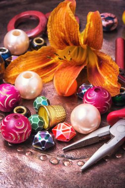 El yapımı Retro boncuk