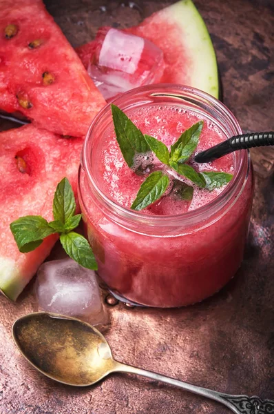 Smoothies met watermeloen — Stockfoto