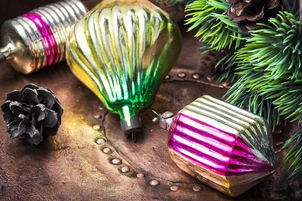 Primo piano di albero di Natale bauble — Foto Stock