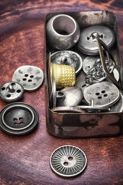 Old-fashioned button vintage — Stock Photo, Image