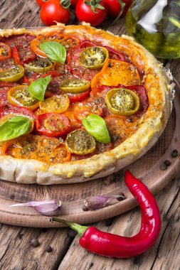 ev yapımı vejetaryen pizza