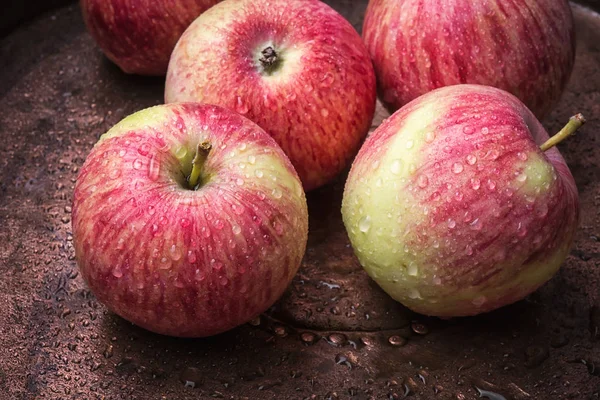 Manzanas rojas de otoño —  Fotos de Stock