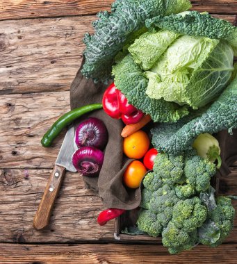 Hasat kırsal lahana